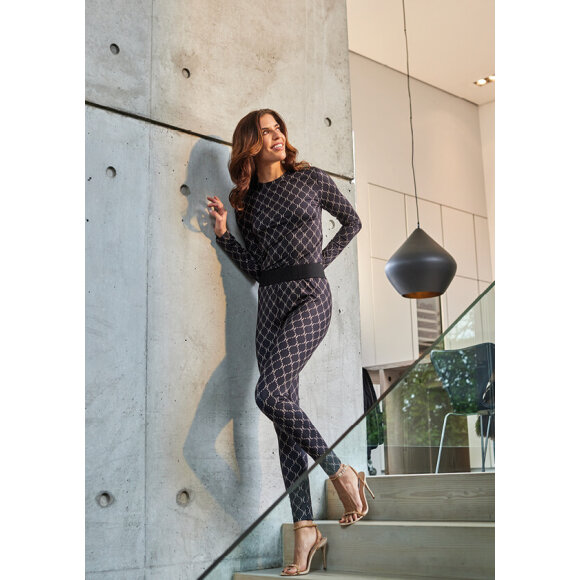 Hype The Detail bluse sort/sand - Dame - Bluser - Hype The Detail Hype The Detail bluse sort/sand - Dame - Bluser - Hype The Detail