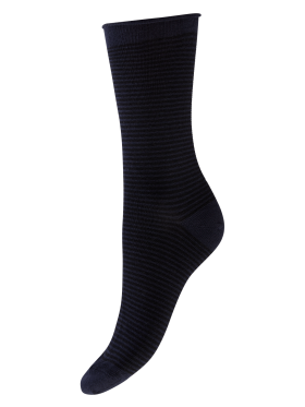 Decoy ankel rulle navy/sort - Strømper & strømpebukser - Decoy