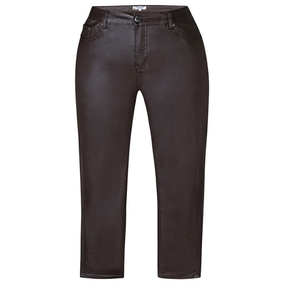 Zhenzi bukser brun - Plus size bukser til kvinder - Zhenzi