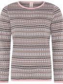 Skovhuus strik lyserød mix - Lækre striktrøjer til kvinder - Skovhuus