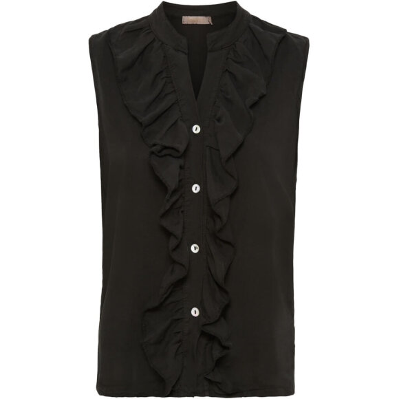 Marta bluse sort - Dame - Bluser - MARTA