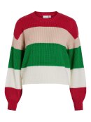 Vila strik pink/grøn - Lækre striktrøjer til kvinder - VILA