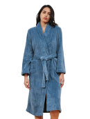 Femilet morgenkåbe blå - Nattøj og Morgenkåber - femilet