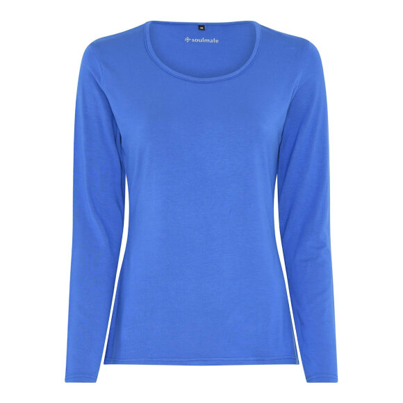 Soulmate L/Æ T-shirt blå - Dame - Bluser - Soulmate