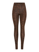Marta leggins mørk brun leo - Leggins til dame - MARTA