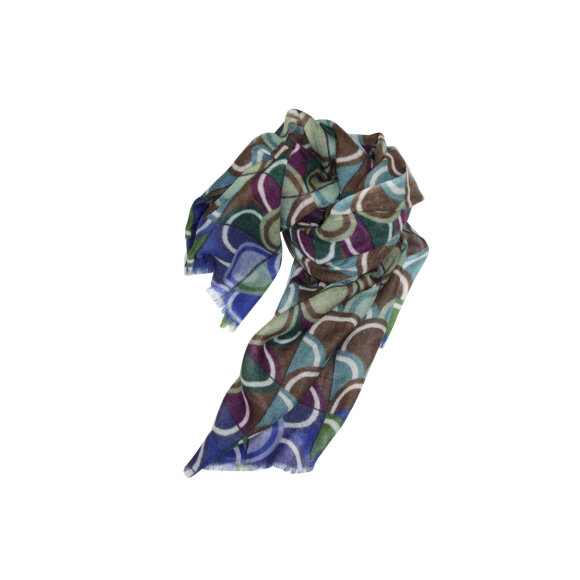 Mathlau tørklæde grøn mix - Tørklæder - Mathlau