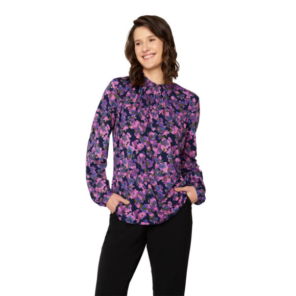 Signature bluse lilla mix - Dame - Bluser - Signature