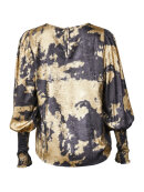 love & divine - Love & Divine Bluse sort/guld