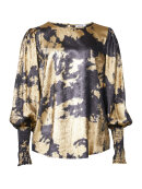 love & divine - Love & Divine Bluse sort/guld