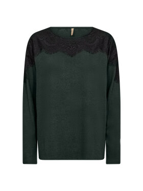 Soyaconcept bluse m. blonde grøn - Dame - Bluser - Soyaconcept 