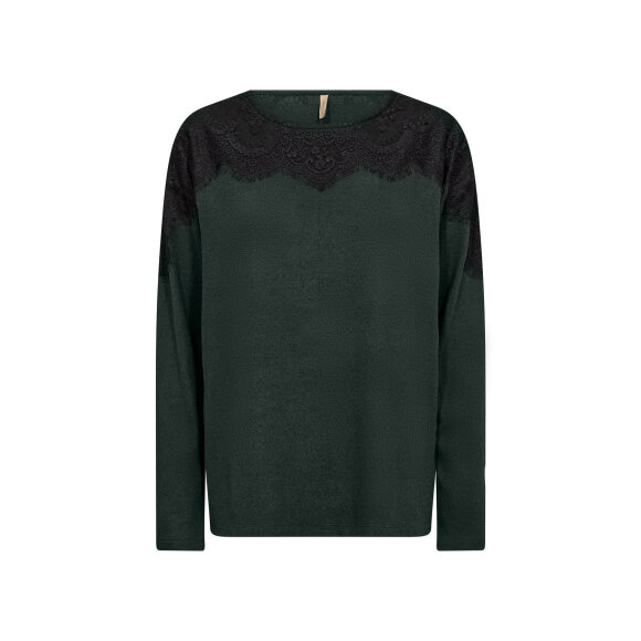 Soyaconcept bluse m. blonde grøn - Dame - Bluser - Soyaconcept 