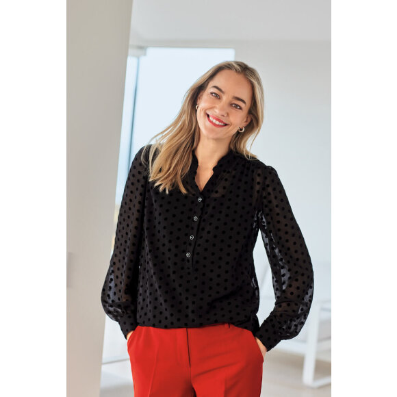 Brandtex bluse sort - Blazer til kvinder - Brandtex