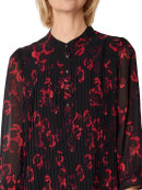 Brandtex modetøj - Brandtex bluse rød/sort