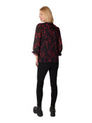 Brandtex modetøj - Brandtex bluse rød/sort