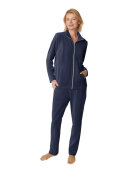 Brandtex modetøj - Brandtex veloursæt navy