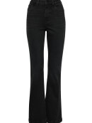 Pulz buks sort denim - Dame - Bukser  - PULZ Jeans