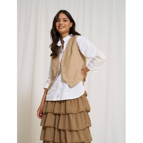 MARTA - Marta vest beige