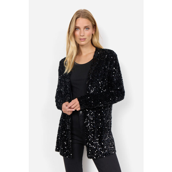 Soyaconcept  - Soyaconcept cardigan sort paliet