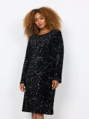 Soyaconcept kjole sort paliet - Mellemlange kjoler - Soyaconcept 