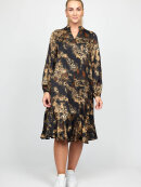 2-Biz kjole brun/sort - Mellemlange kjoler - 2-Biz