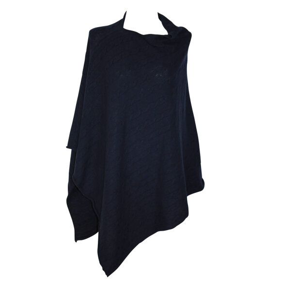 Mathlau - Mathlau poncho navy