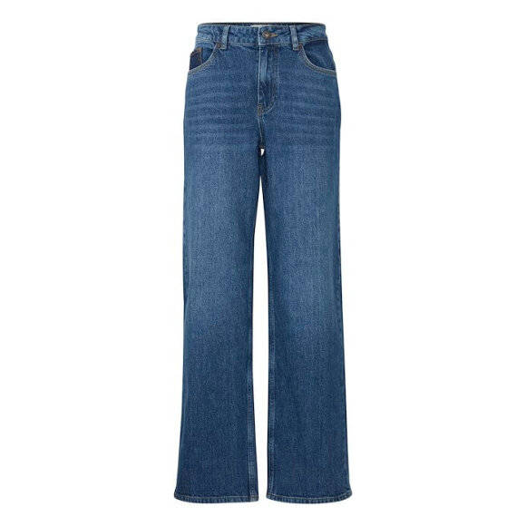 PULZ Jeans - Pulz buks mellem blå