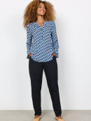 Soyaconcept  - Soyaconcept bluse blå mix