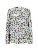 Soyaconcept  - Soyaconcept bluse blå mix