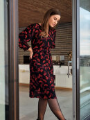 Signature kjole sort/rød - Mellemlange kjoler - Signature