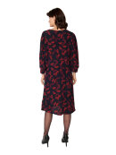 Signature kjole sort/rød - Mellemlange kjoler - Signature