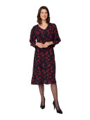 Signature kjole sort/rød - Mellemlange kjoler - Signature