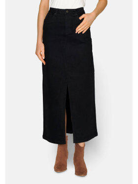 Sisters Point nederdel sort denim - Dame - Nederdele - Sisters Point