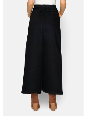 Sisters Point nederdel sort denim - Dame - Nederdele - Sisters Point