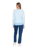 Signature strik lyseblå/off - Lækre striktrøjer til kvinder - Signature