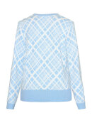 Signature strik lyseblå/off - Lækre striktrøjer til kvinder - Signature