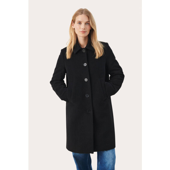 Part Two uld jakke sort - Jakker & frakker til dame - stort udvalg - Part Two