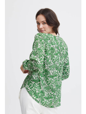 Fransa bluse grøn/off - Dame - Bluser - FRANSA