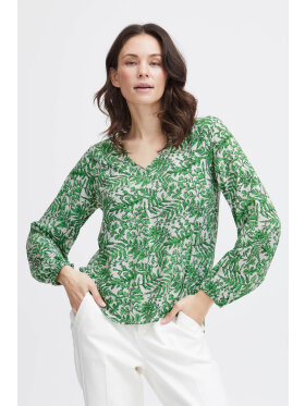 Fransa bluse grøn/off - Dame - Bluser - FRANSA