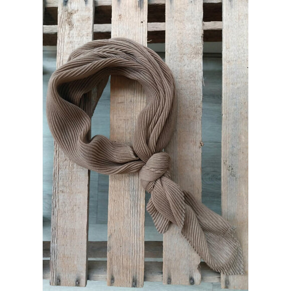 JK Tørklæde BRUN - Tørklæder - jk necklace