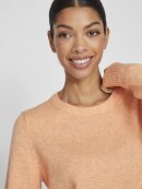 Vila strik lys orange - Lækre striktrøjer til kvinder - VILA