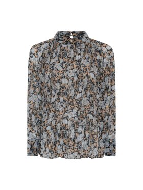 Soulmate bluse blå mix - Dame - Bluser - Soulmate