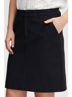 Pulz Nederdel sort - Dame - Nederdele - PULZ Jeans