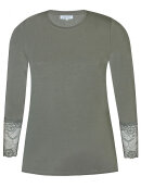 Zhenzi bluse army - Overdele til Plus size - Zhenzi