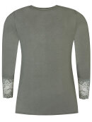 Zhenzi bluse army - Overdele til Plus size - Zhenzi