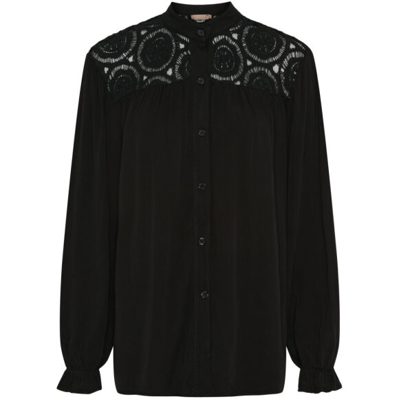 Marta Skjorte Sort - Skjorter til kvinder - MARTA Marta Skjorte Sort - Skjorter til kvinder - MARTA