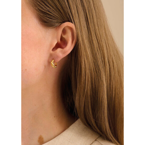 Pernille Corydon Øreringe guld - Øreringe - Pernille Corydon
