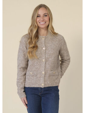 Prepair Cardigan Sand - Lækre striktrøjer til kvinder - PREPAIR