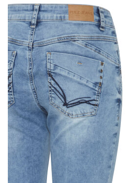 PULZ Jeans - Pulz Jeans Lyseblå Denim