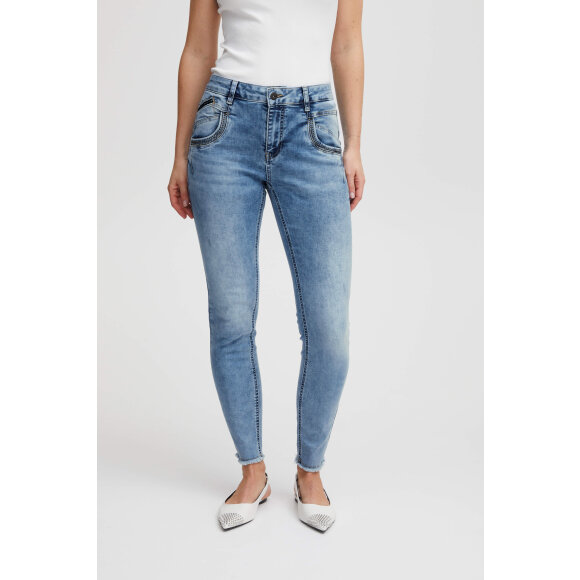 PULZ Jeans - Pulz Jeans Lyseblå Denim