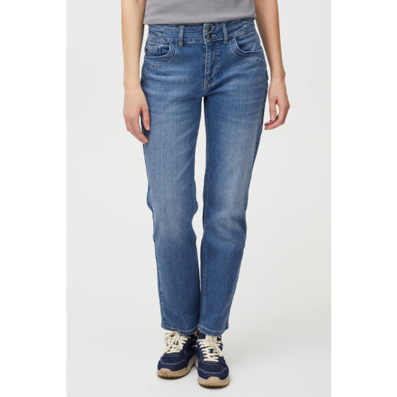 Pulz Jeans Medium Blå - Dame - Jeans - PULZ Jeans
